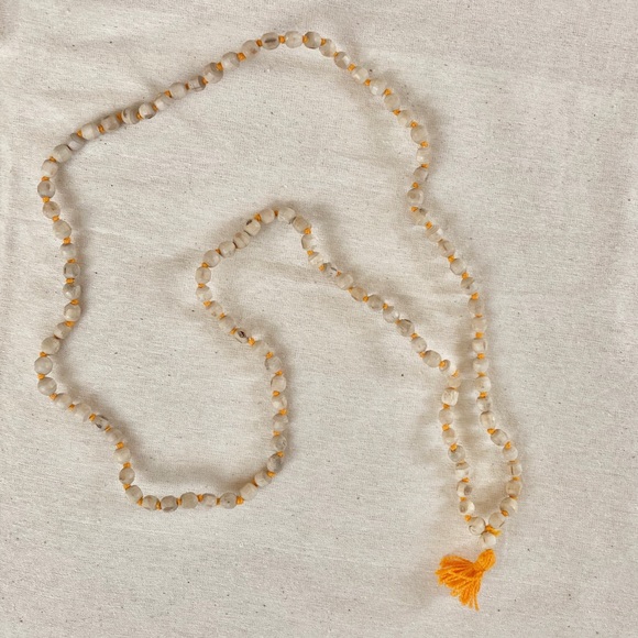 INDIAN TULSI 108 MALA Necklace 28” NEW - Picture 3 of 6